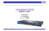 Juniper Networks SRX220 - NOX User Support