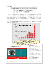 だれもが迷わくコンピュータウイルス