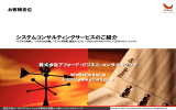 システムコンサルティングサービスのご紹介