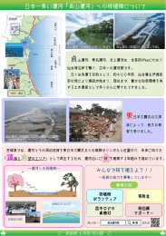 日本一長い運河「貞山運河」への桜植樹について