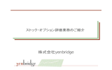ストックオプション評価業務のご紹介（PDF）