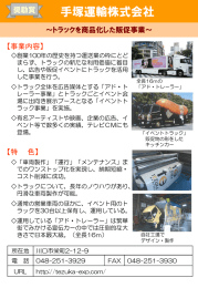 トラックを商品化した販促事業（PDF：303KB）