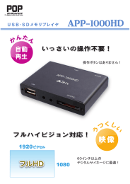 APP-1000HD ﾊﾟﾝﾌ1