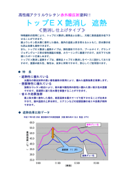 トップEX艶消し 遮熱 - 大成ファインケミカル株式会社