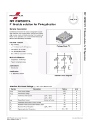 FPF1C2P5BF07A F1 Module solution for PV-Application