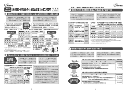 お忘れなく 所得税・住民税の仕組みが変わっています