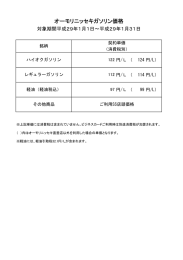 オーモリニッセキガソリン価格