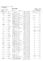 ｵｰﾌﾟﾝ3H耐久ﾚｰｽ 決勝 正式結果