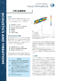 音響と振動解析 - 計測エンジニアリングシステム