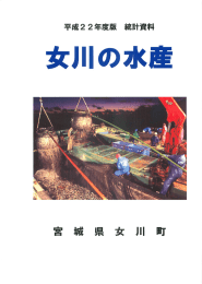 H22年度版 統計資料 女川の水産（PDF）