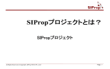 SIPropプロジェクトとは？ - SIProp Top Page