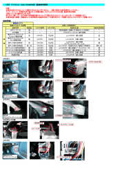 トヨタ プリウス&alpha; DAA-ZVW40W系 装着参考資料 結線情報 車両タイプ1