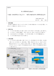 タンポポのけんきゅう ～はな・わたげのとくちょう～ ～ぼくのまちのタンポポ