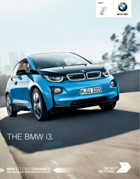 Page 1 THE BMW i3. Page 2 01 THE BMW i3. BMW 3の世界