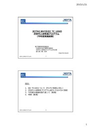 JEITAにおけるIEC TC 100の 次世代  材育成プログラム - y