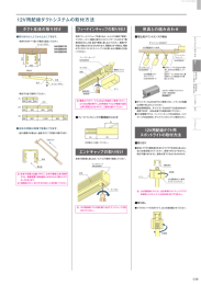 12V用配線ダクトシステムの取付方法