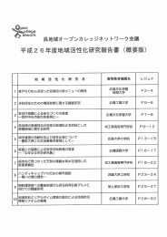 Page 1 Page 2 呉地域オーブンカ レッジネッ トワーク会議 概要 ー 目的