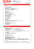 製品安全データーシート