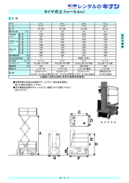 タイヤ式(2.7m～9.4m)