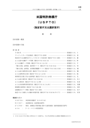 米国特許商標庁 （USPTO）