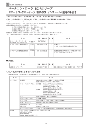 バーナコントローラ BC-Rシリーズ スマートローダパッケージ SLP