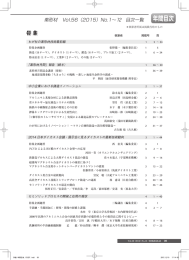 Vol.56（2015） 目次一覧