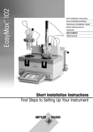 Short Installation Instructions