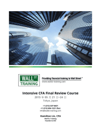 ABOUT WALL ST. TRAINING WHY CHOOSE