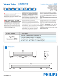 Philips Vaya Linear LP RGB Installation Guide