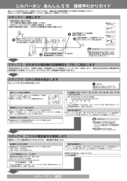 シルバーホン あんしん S Ⅵ 接続早わかりガイド