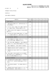 食品衛生監視票について