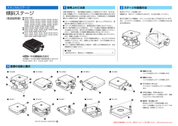 傾斜ステージ