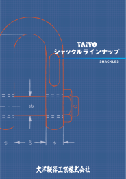シャックルラインナップ - 大洋製器工業株式会社
