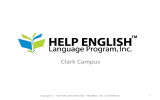PowerPoint プレゼンテーション - HELP English Language Program
