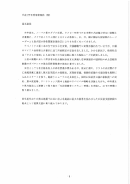 平成27年度 事業実施報告書