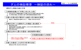 1 ダムの検証概要