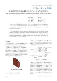 安全度水準 SIL3 対応温度入力モジュール SAT145/SAR145