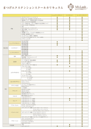 まつげエクステンションスクールカリキュラム