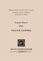 2009年度 [PDF: 6.44 MB] - RESCEU