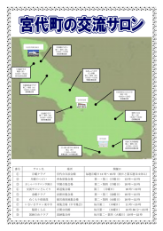 宮代町の交流サロンマップ