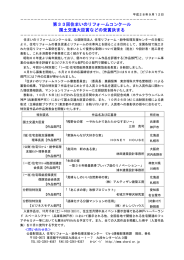 第33回住まいのリフォームコンクールの審査結果発表