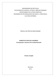 Narrativa popular japonesa: conceituação e estrutura dos mukashi