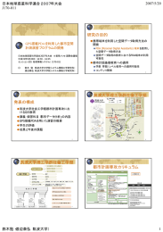 研究の目的 発表の構成 筑波大学理工学群社会工学類