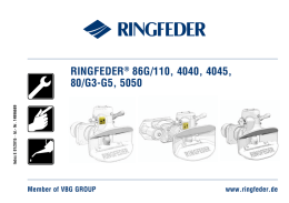 RINGFEDER® 86G/110, 4040, 4045, 80/G3