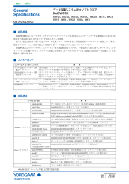 データ収集システム統合ソフトウエア DAQWORX