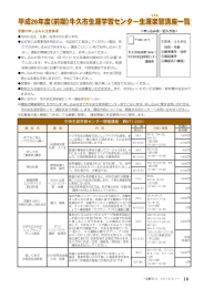 平成26年度（前期） - 牛久市公式ホームページ