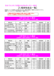 入場券取扱店一覧