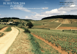 En Primeur BURGUNDY 2014