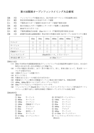 第 8 回関東オープンフィンスイミング大会 フィンスイミング大会 フィン