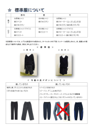 ＜ 男 子 ＞ ＜ 女 子 ＞ 春・秋 夏 冬 男 子 女 子 適しているもの 適してい